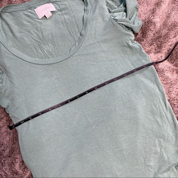 Anthro Deletta Ruffle Sleeve Top - Picture 5 of 7